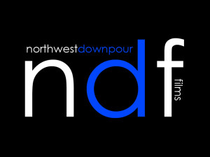 NW Downpour Logo Straight Black